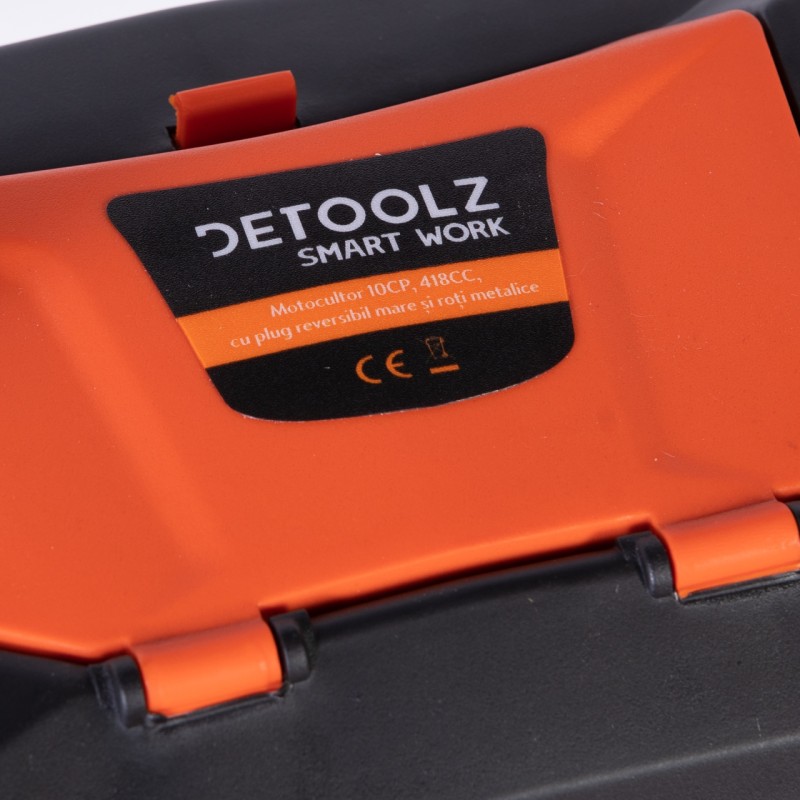 Motocultor 10CP, 418CC + plug reversibil mare + roti metal