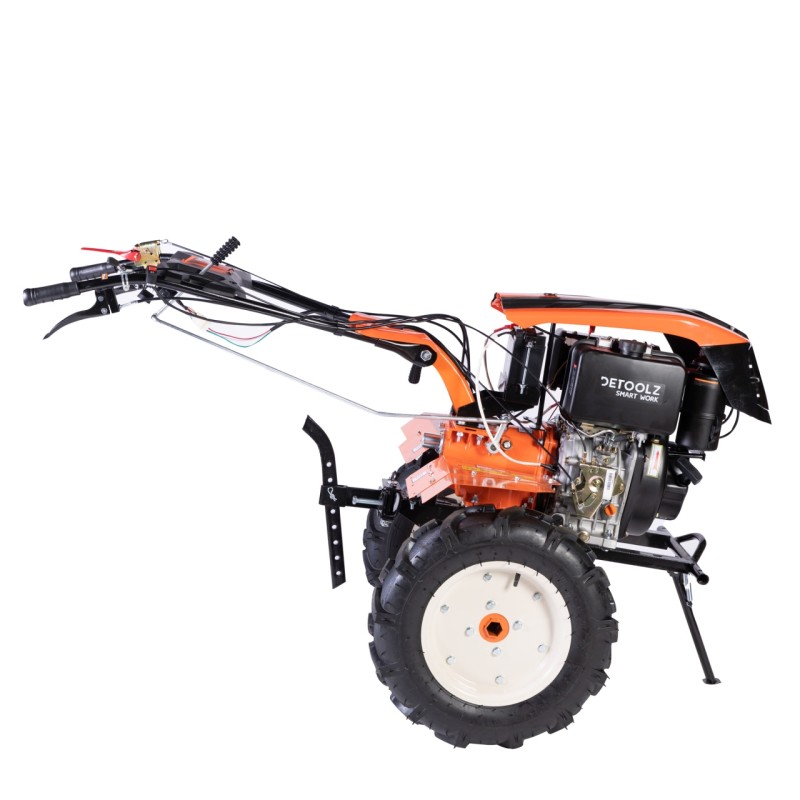 Motocultor 10CP, 418CC + plug reversibil mare + roti metal