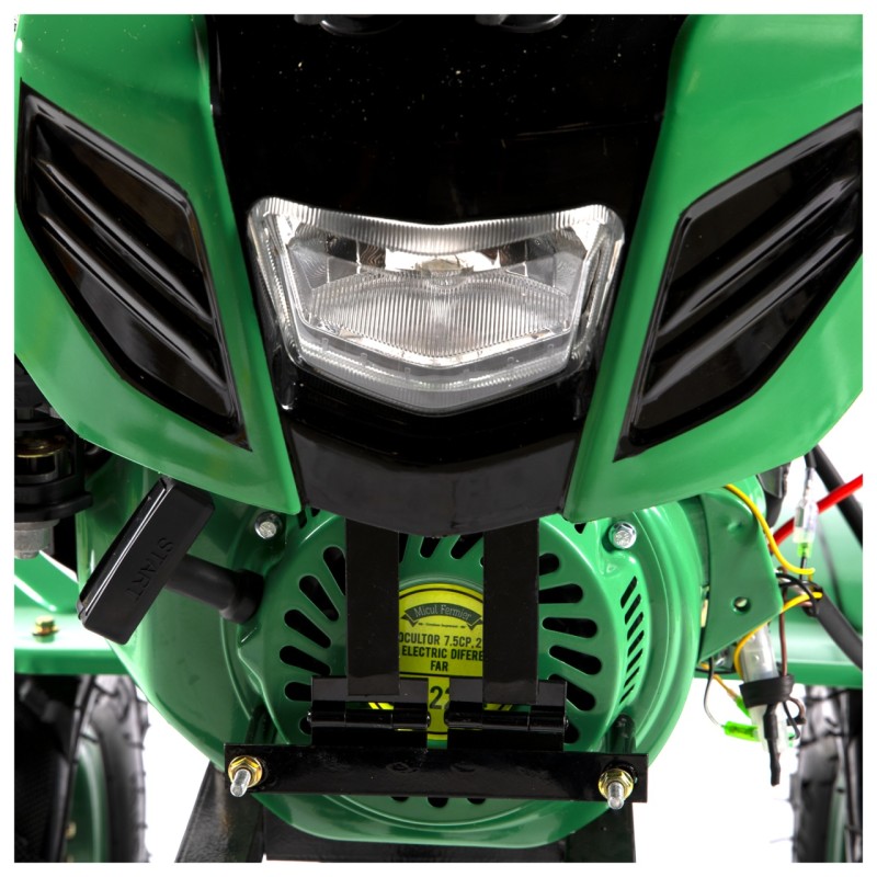 Motocultor 7,5CP, 212CC, start electric, diferential, far