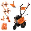 Motocultor 7CP,212CC+plug+adaptor+roti metalice