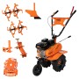Motocultor 7CP,212CC+plug+adaptor+roti metalice