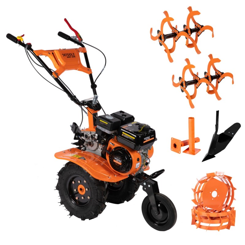 Motocultor 7CP,212CC+rarita ajustabila+roti metalice
