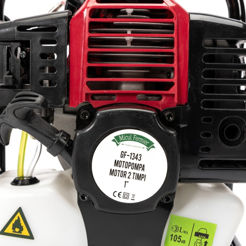 Motopompa Micul Fermier 2cp 42.7cc, benzina 2t, racord 1", debit 8000l/h
