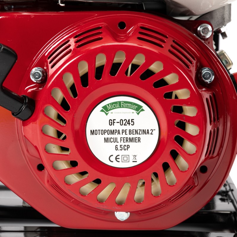 Motopompa Micul Fermier 6.5cp 196cc, benzina 4t, racord 2", debit 30000l/h