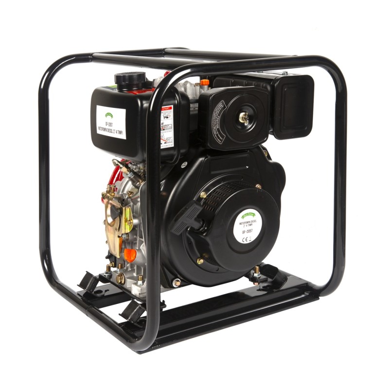 Motopompa Micul Fermier 7cp 296cc, motorina 4t, racord 2", debit 30000l/h