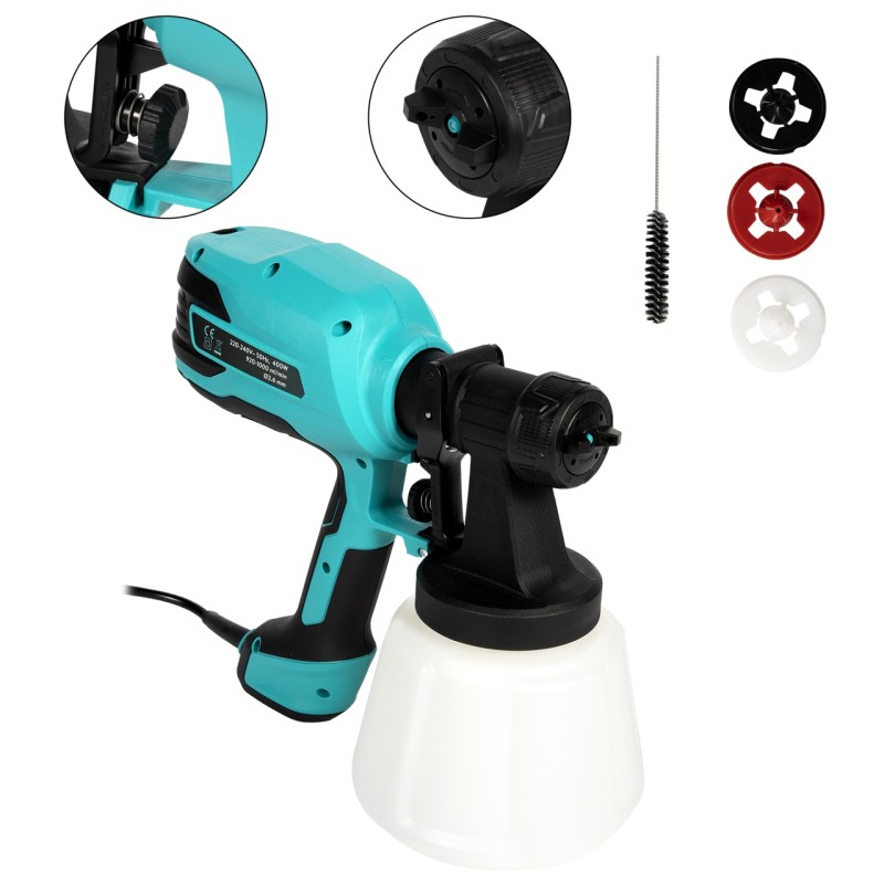 Pistol electric de vopsit 400W 1000 ml/min