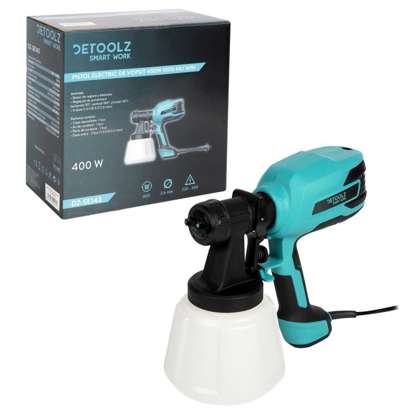 Pistol electric de vopsit 400W 1000 ml/min