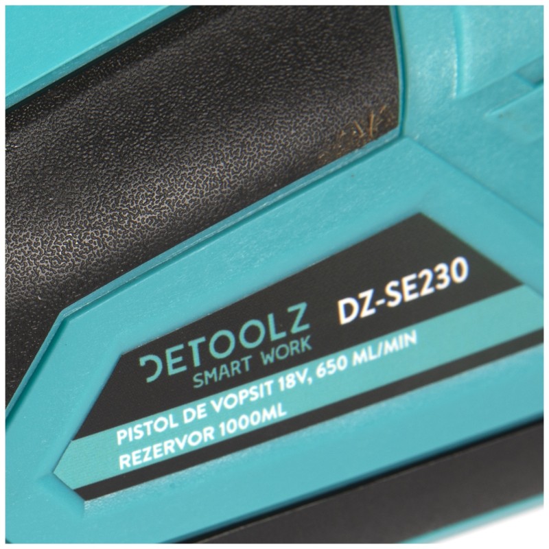Pistol vopsit 18V 600ml/min rezervor 1000ml