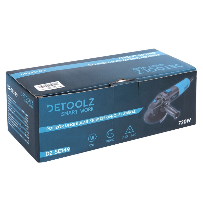 Polizor unghiular 720W 125 on/off lateral