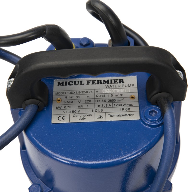 Pompa apa submersibila 32m 0,75kW Micul Fermier