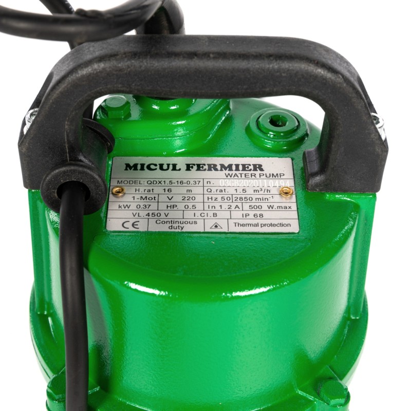 Pompa apa submersibila QDX-16M 0,37kW fara plutitor MF