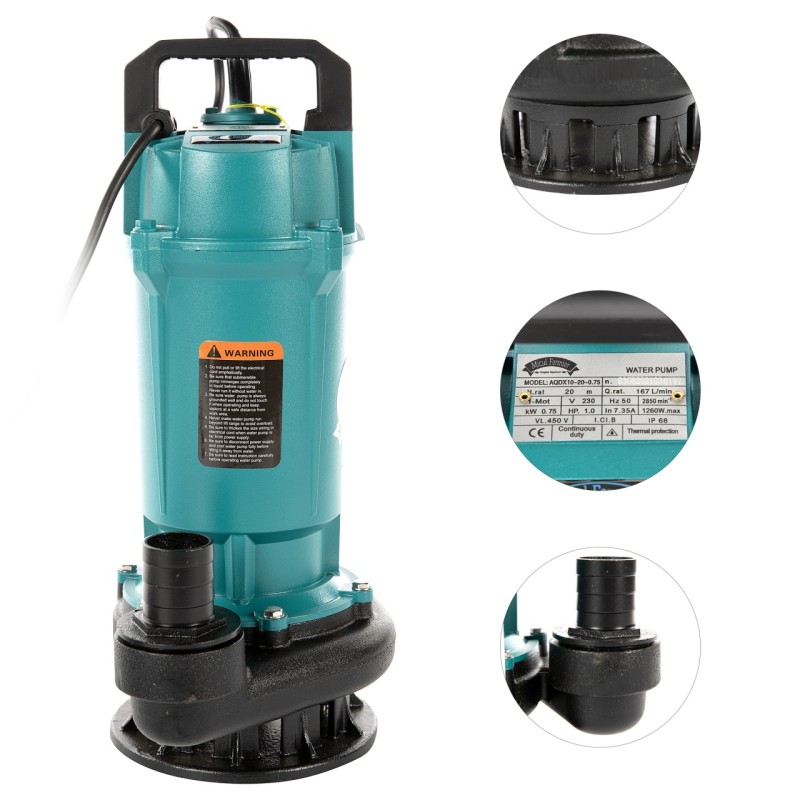 Pompa apa submersibila QDX10-20M 0.75KW 1.5"