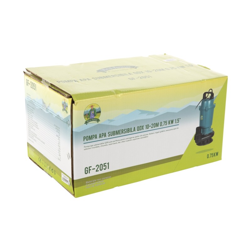 Pompa apa submersibila QDX10-20M 0.75KW 1.5"