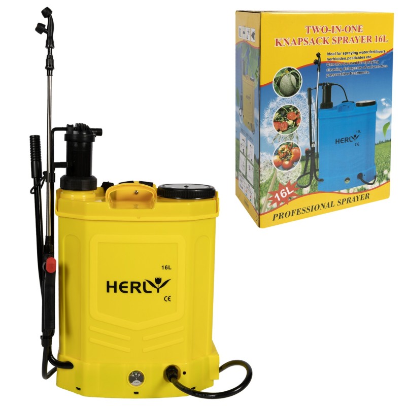 Pompa stropit 2 in 1 (acumulator+manuala) 16L HERLY