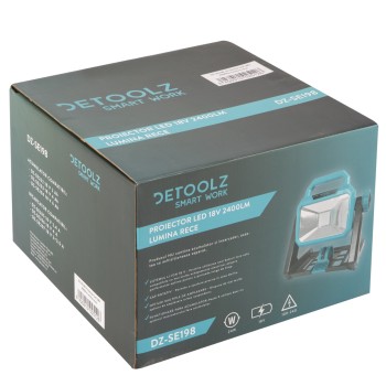 Proiector led 18V 2400lm lumina rece