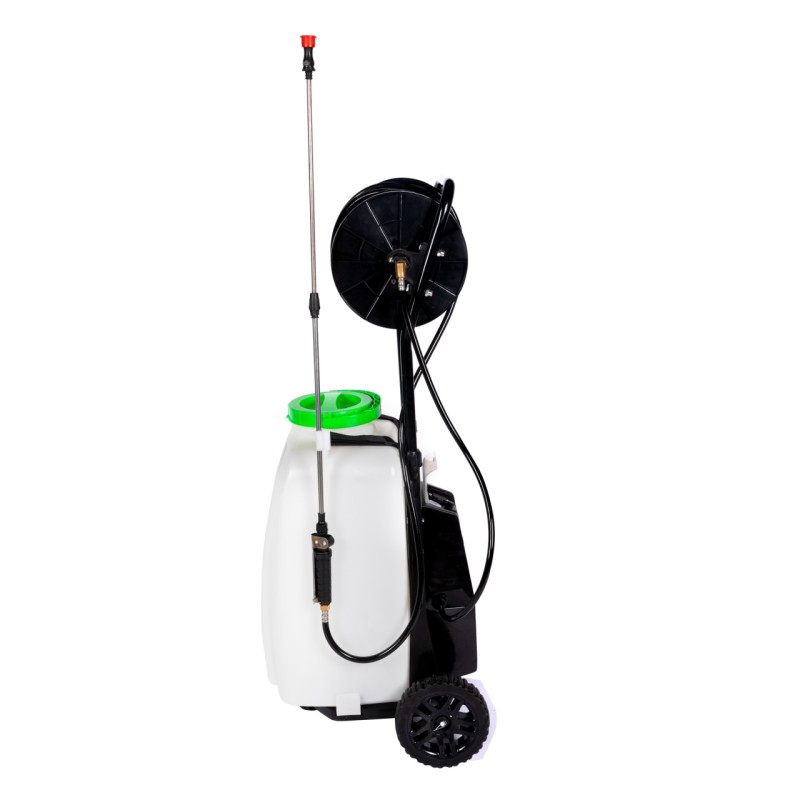 Pulverizator cu acumulator Micul Fermier, volum 40 litri, cu roti