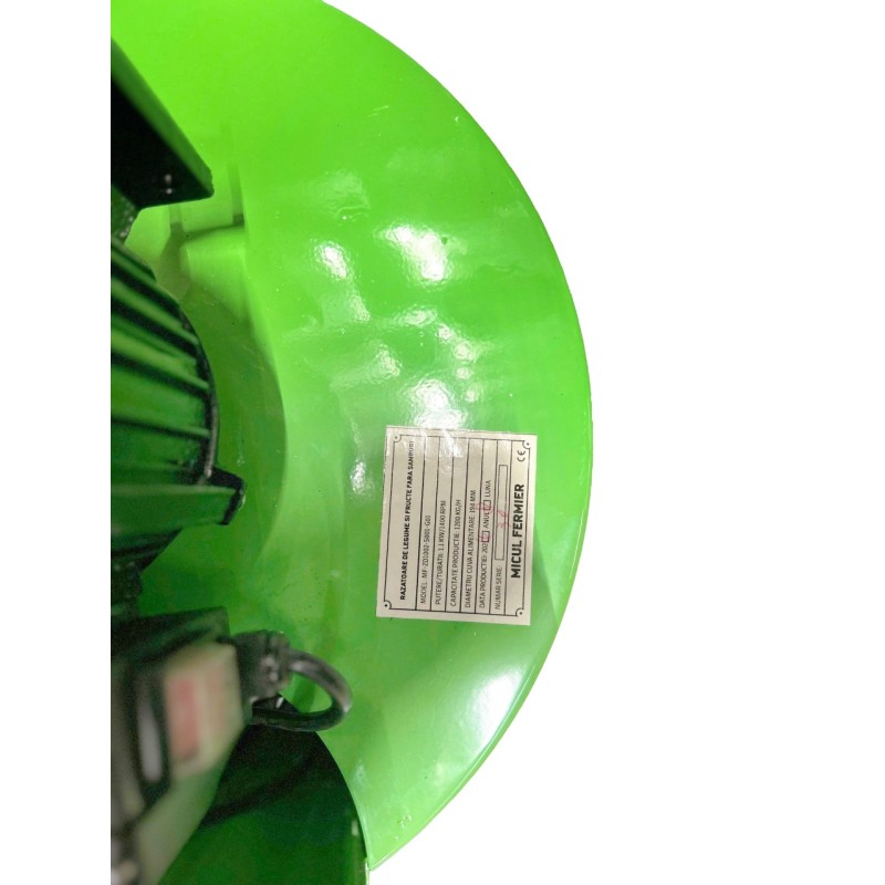 Razatoare de legume si fructe fara samburi Micul Fermier, 1.1KW, capacitate de productie 1200Kg/h, volum 35L