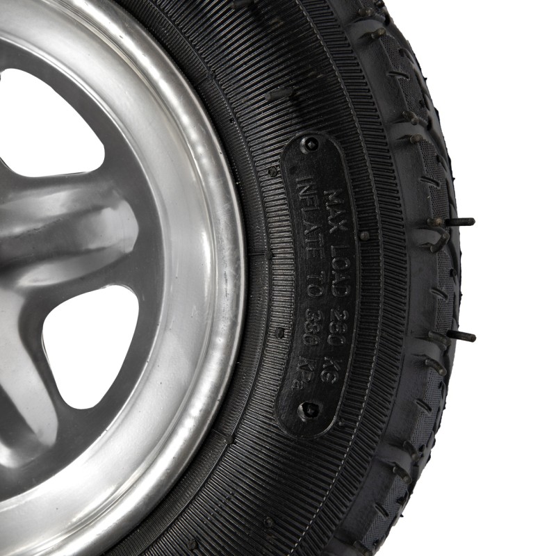 Roata roaba Micul Fermier 3.50-8, janta gri