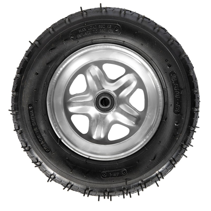 Roata roaba Micul Fermier 3.50-8, janta gri