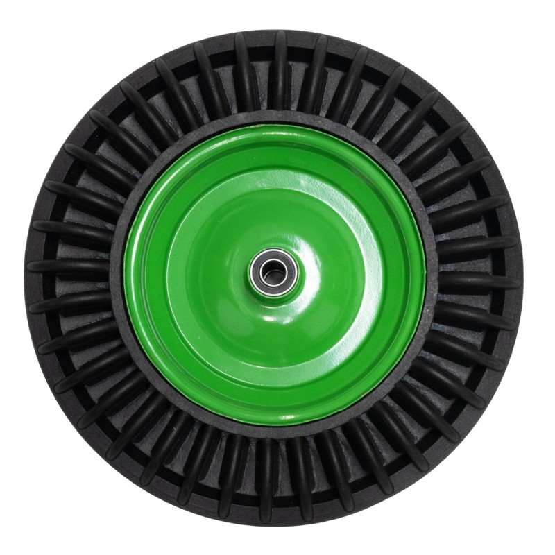 Roata roaba plina Micul Fermier 400-8 ax16mm cauciuc G01