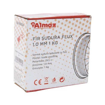 Sarma de sudura Almaz, cu flux, Ø1.0mm, greutate 1 Kg