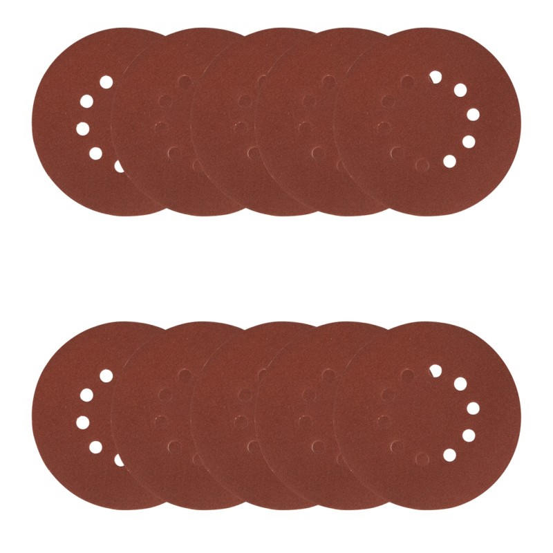 Set 10 hartie abraziva P120 10gauri 215mm