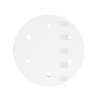 Set 10 hartie abraziva P120 6gauri 215mm