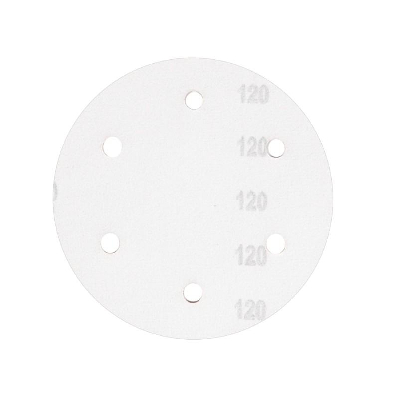 Set 10 hartie abraziva P120 6gauri 215mm