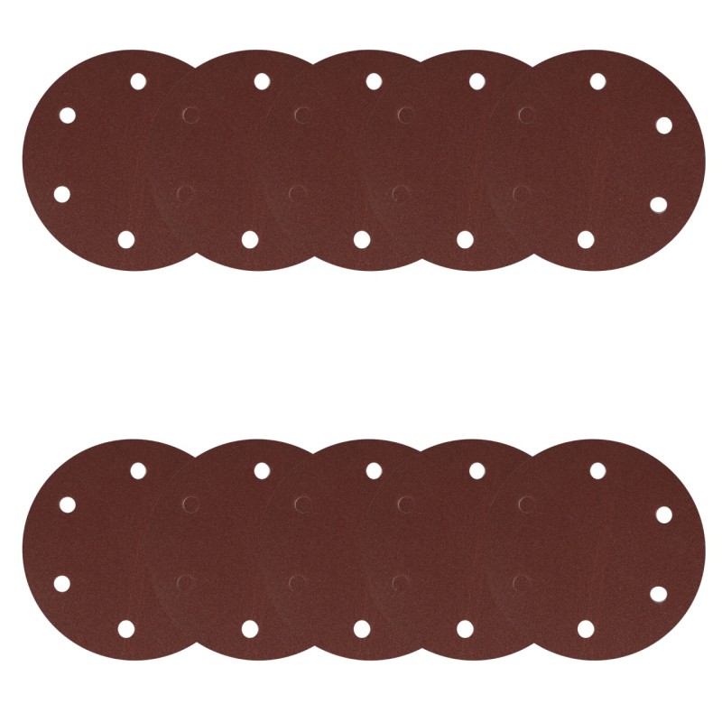 Set 10 hartie abraziva P150 6gauri 215mm
