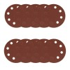 Set 10 hartie abraziva P150 8gauri 180mm