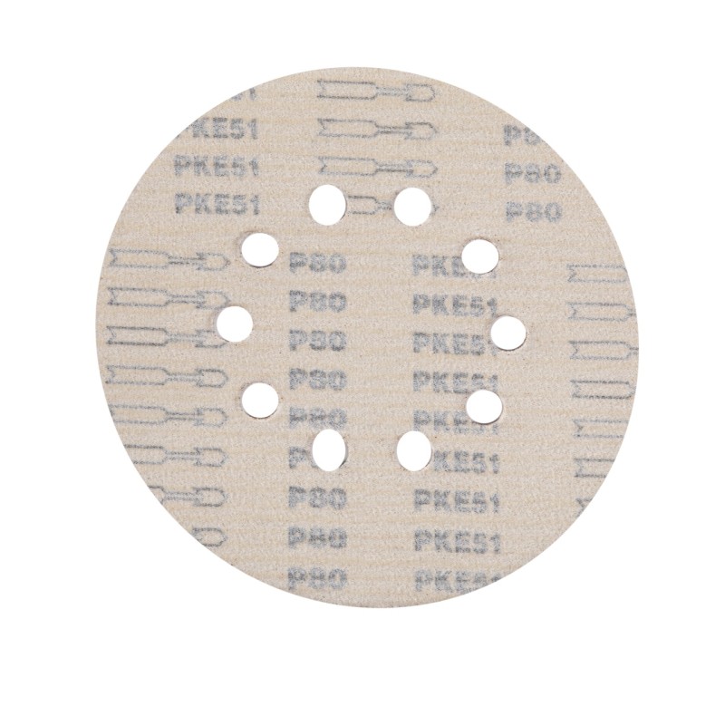 Set 10 hartie abraziva P80 10gauri 215mm