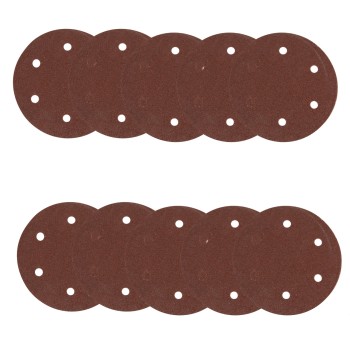 Set 10 hartie abraziva P80 6gauri 215mm