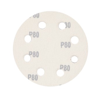 Set 10 hartie abraziva P80 8gauri 180mm