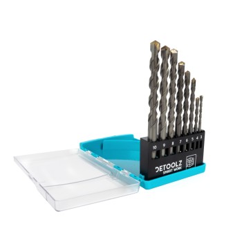 Set burghie Detoolz pentru beton 8 bucati G01