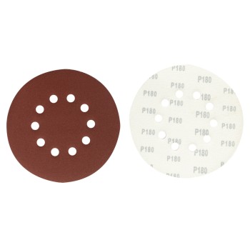 Set hartie abraziva 215mm P180 10 gauri, slefuitor