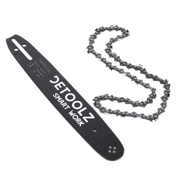 Set lama si lant drujba Detoolz, lungime 13'', pas 0.325'', grosime 1.5mm, 56 pinteni, 28 dinti, full chisel