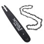 Set lama si lant drujba Detoolz, lungime 14'', pas 3/8'', grosime 1.3mm, 50 pinteni, 25 dinti, full chisel