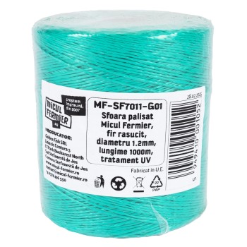 Sfoara palisat Micul Fermier, fir rasucit, diametru 1.2mm, lungime 1000m, tratament UV