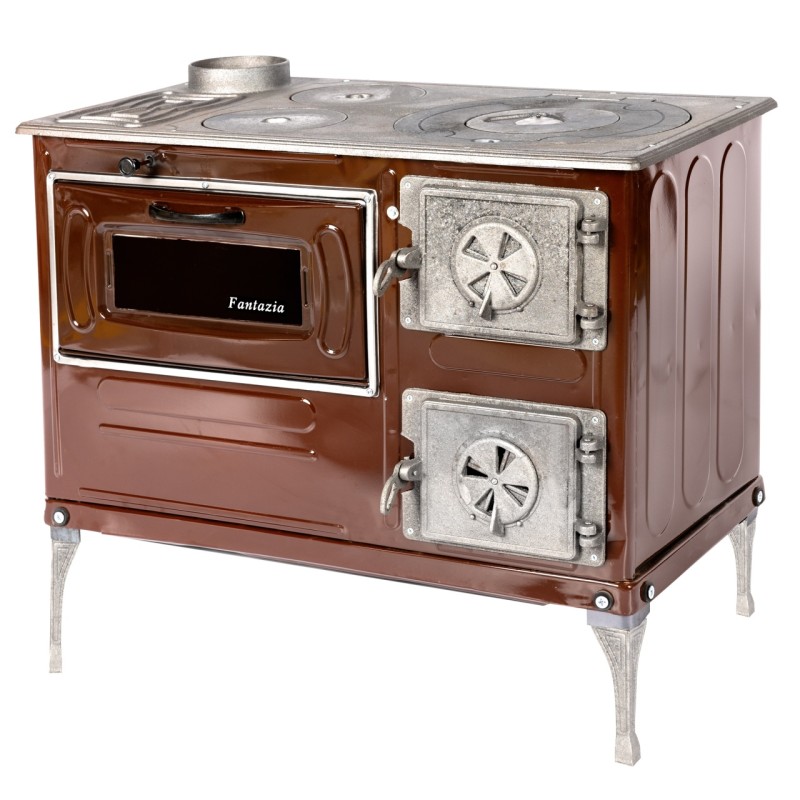 Soba pe lemne 6.7kW Fantazia, cos stanga