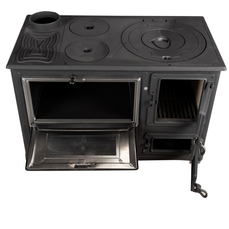 Soba pe lemne 6.7kW Fantazia Lux, cos stanga