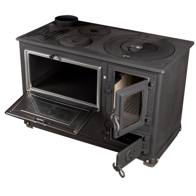 Soba pe lemne 6.7kW Fantazia Lux, cos stanga