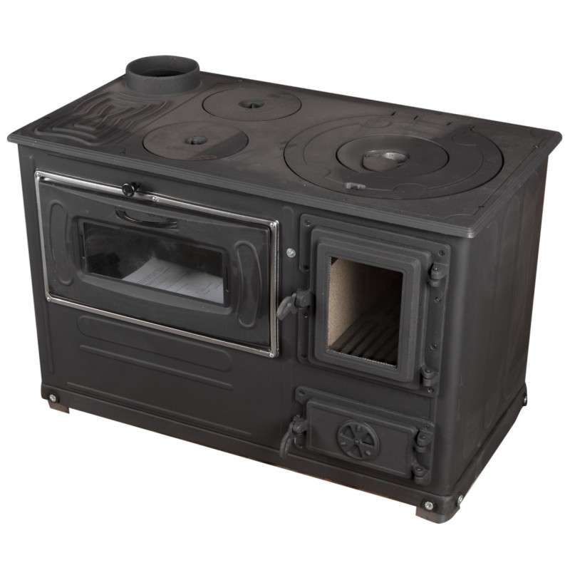 Soba pe lemne 6.7kW Fantazia Lux, cos stanga