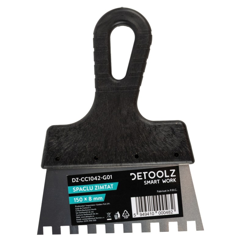 Spaclu zimtat Detoolz, 150x8mm G01