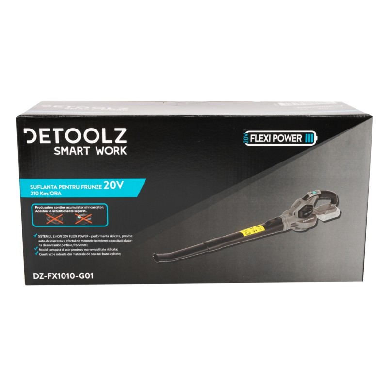 Suflanta pentru frunze Detoolz, 20V, 210Km/h