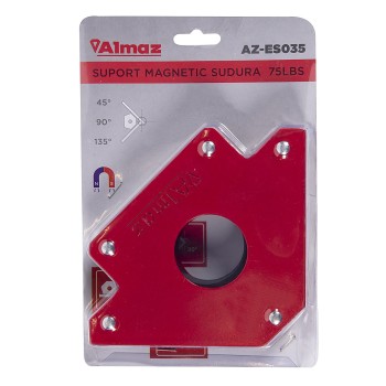 Suport sudura Almaz, magnetic, forma "sageata", capacitate de ridicare 34 Kg