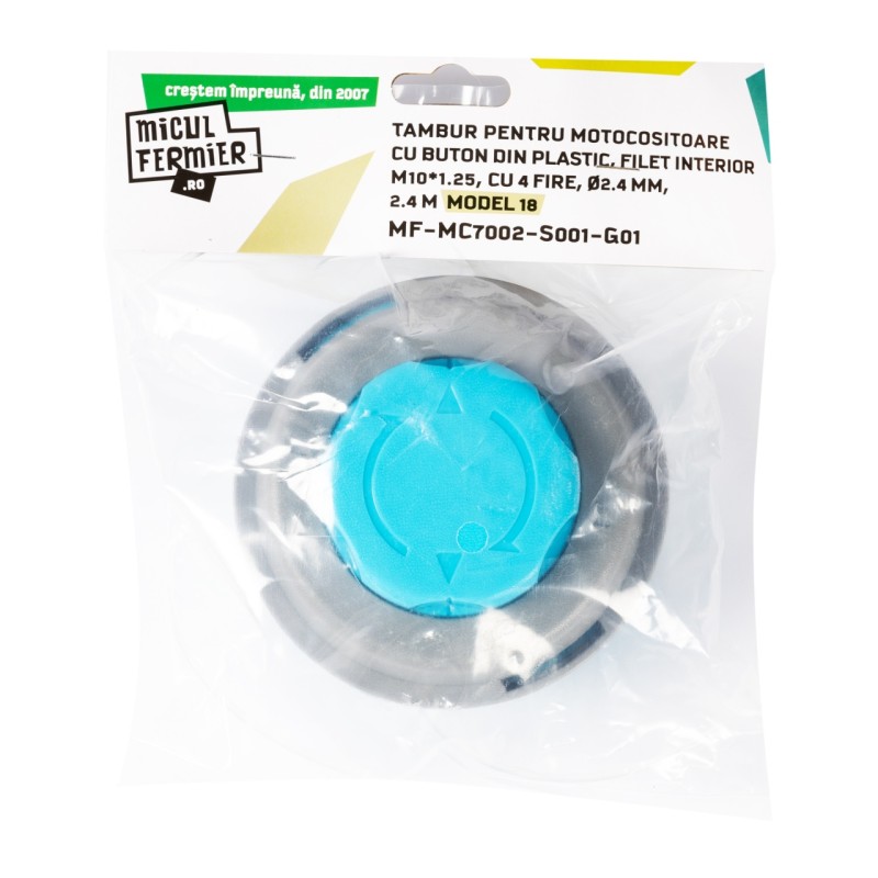 Tambur 2.4 mm Micul Fermier, buton plastic Model 18