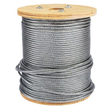 Tambur cablu otel zincat Micul Fermier, diametru 3mm, lungime 100m