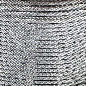 Tambur cablu otel zincat Micul Fermier, diametru 3mm, lungime 100m