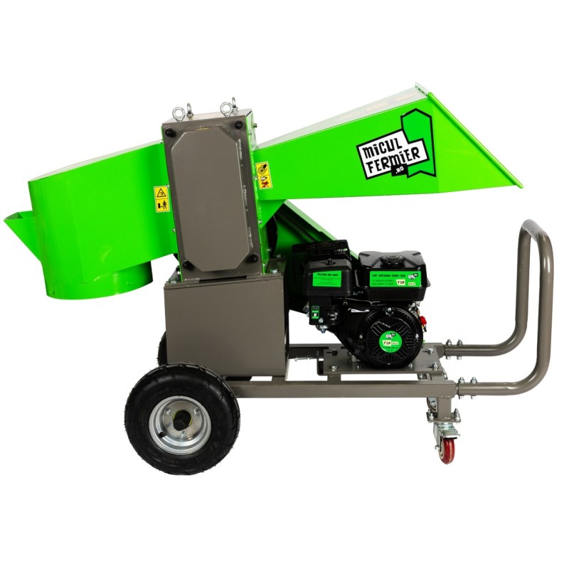 Tocator de crengi Micul Fermier, motor benzina 7CP, 80mm diametru maxim de taiere, pentru brichete
