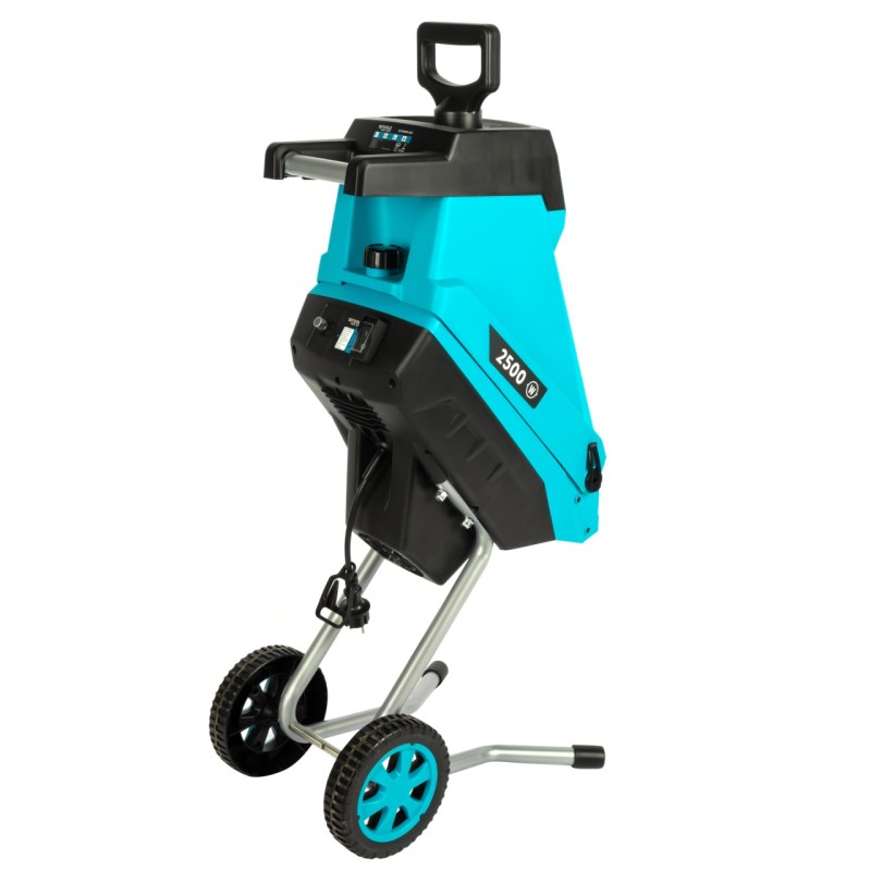 Tocator de crengi si resturi vegetale, 2500W, 45mm diametru maxim de taiere, cu sac colector 45L